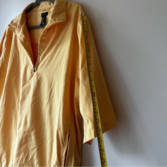 IZOD XFG Men’s Yellow Golf Jacket Size L Half Zip Windbreaker Lightweight - Picture 7 of 9